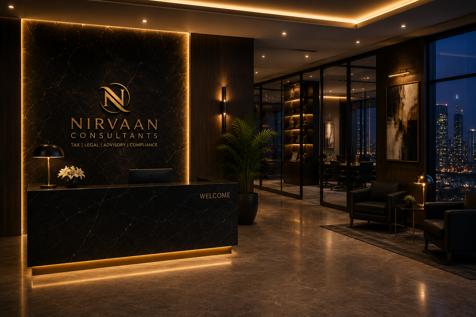 Nirvaan Consultants Premium Reception